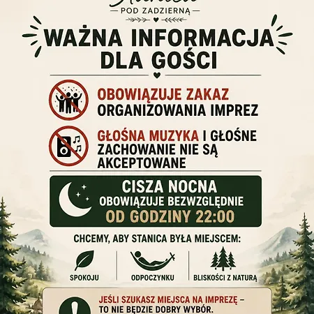 Stanica Pod Zadzierna Caloroczne Chalet *